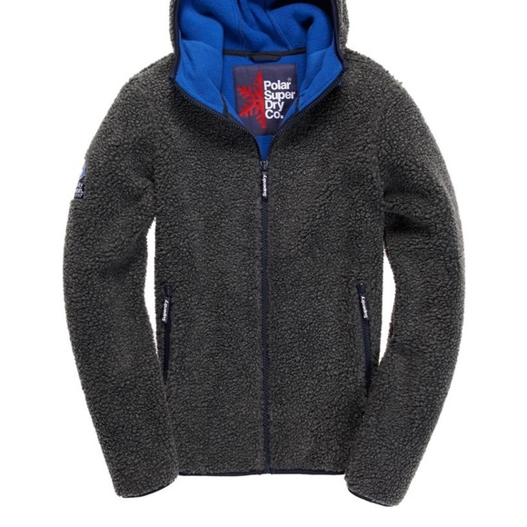 Super dry Racer Fleece Zip Hoodie size M - Picture 8 of 14